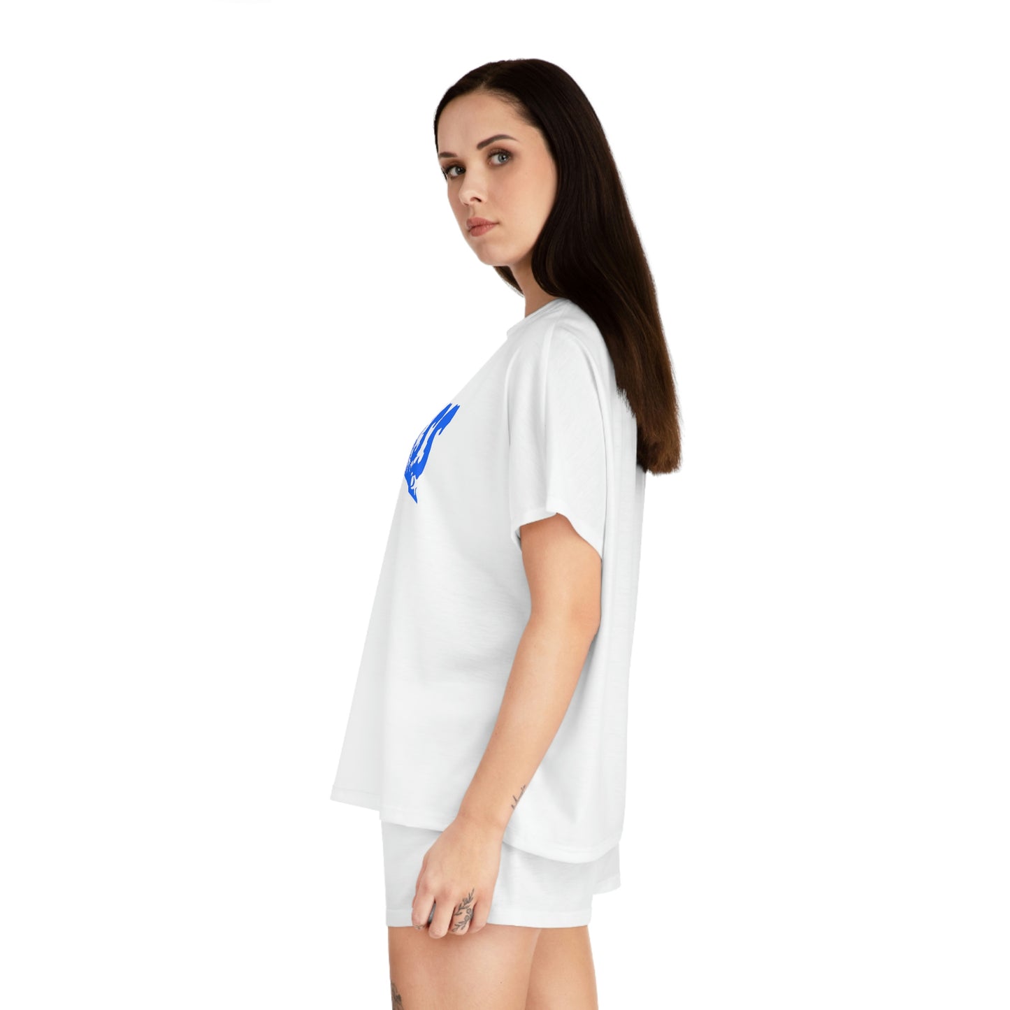 "Friendless" Classic Logo Women's Short Pajama Set